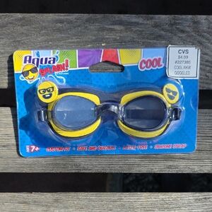 Aqua Splash Kids Yellow Swim Goggles